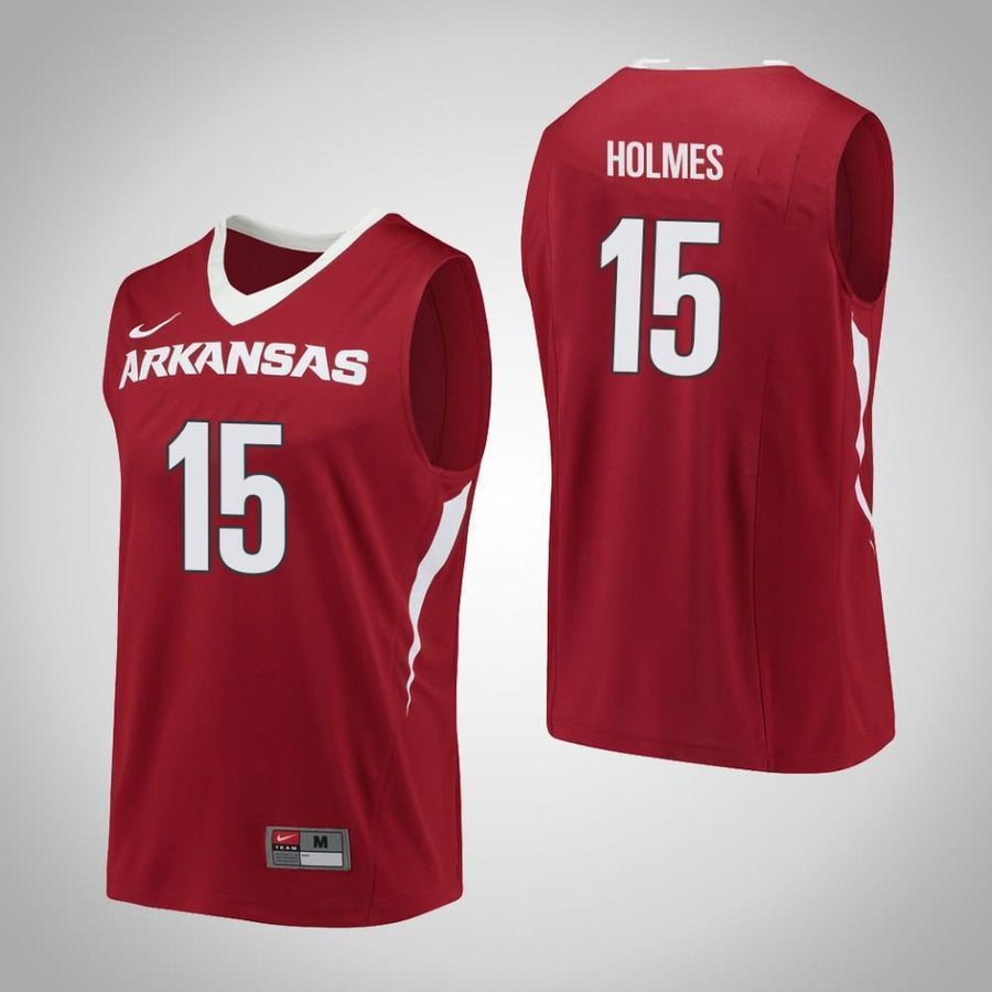 Jonathan Holmes Arkansas Razorbacks Basketball Jersey - Red