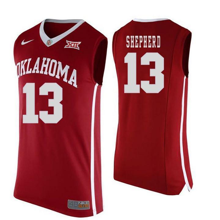 Jordan Shepherd Oklahoma Sooners Basketball Jersey - Red