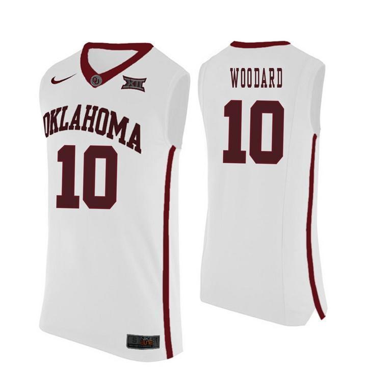 Jordan Woodard Oklahoma Sooners Basketball Jersey - White