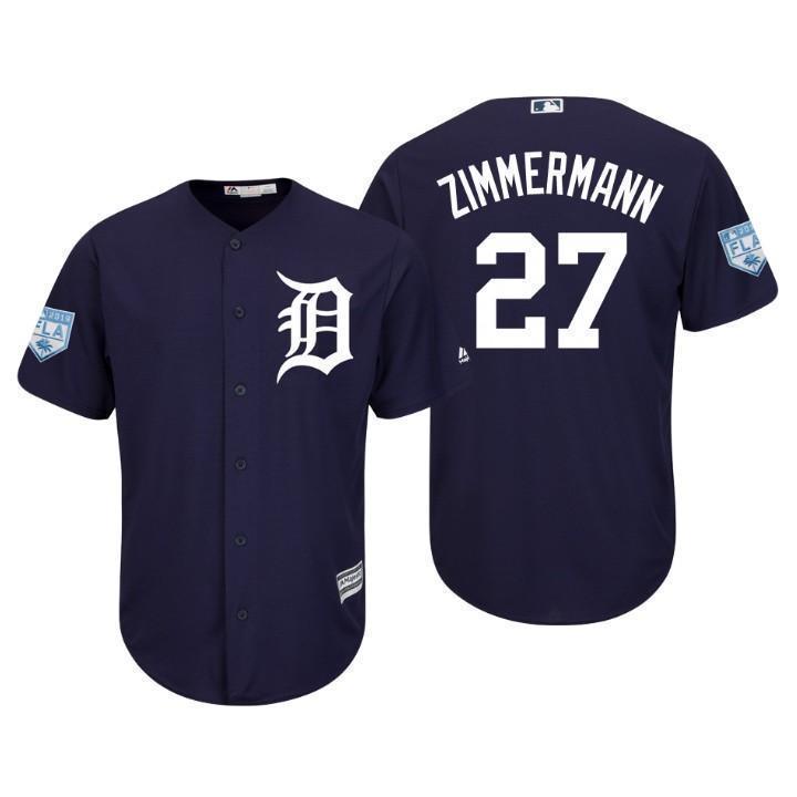 Jordan Zimmermann Detroit Tigers 2019 Spring Training Baseball Player Jersey
