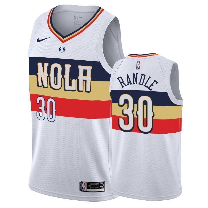 New Orleans Pelicans #30 Julius Randle 2018/19 Earned Edition Swingman Jersey