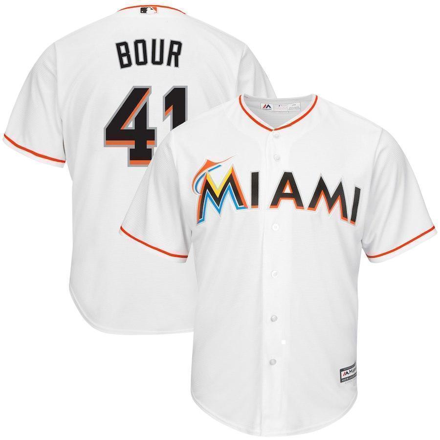 Justin Bour Miami Marlins Baseball Player Jersey