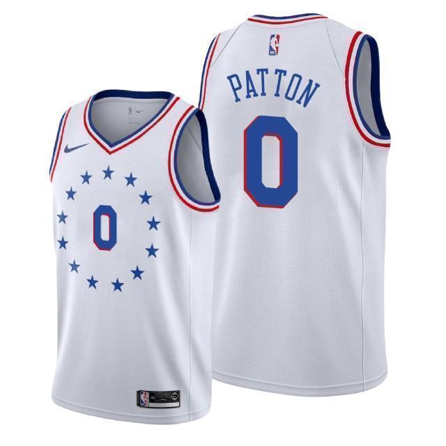 Philadelphia 76ers #0 Justin Patton 2018/19 Earned Edition Swingman Jersey