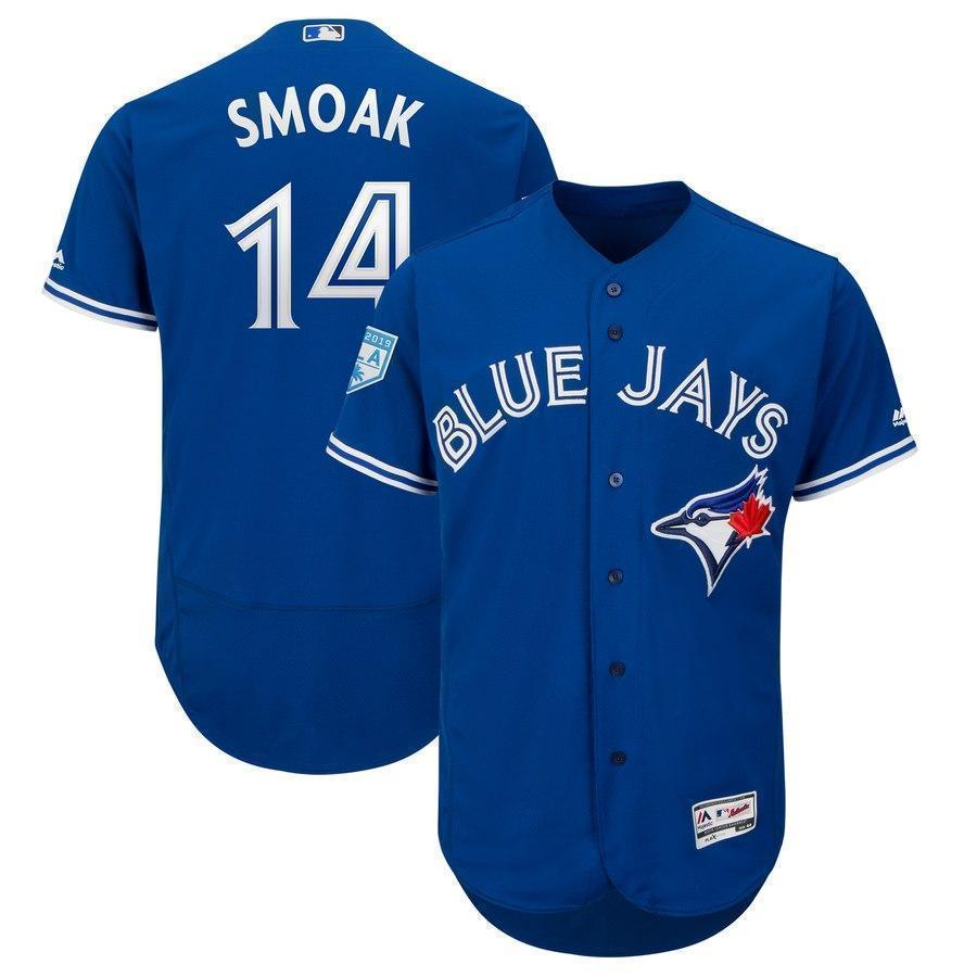 Justin Smoak Toronto Blue Jays 2019 Spring Training Baseball Player Jersey