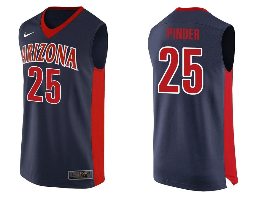Keanu Pinder Arizona Wildcats Basketball Jersey - Dark Blue