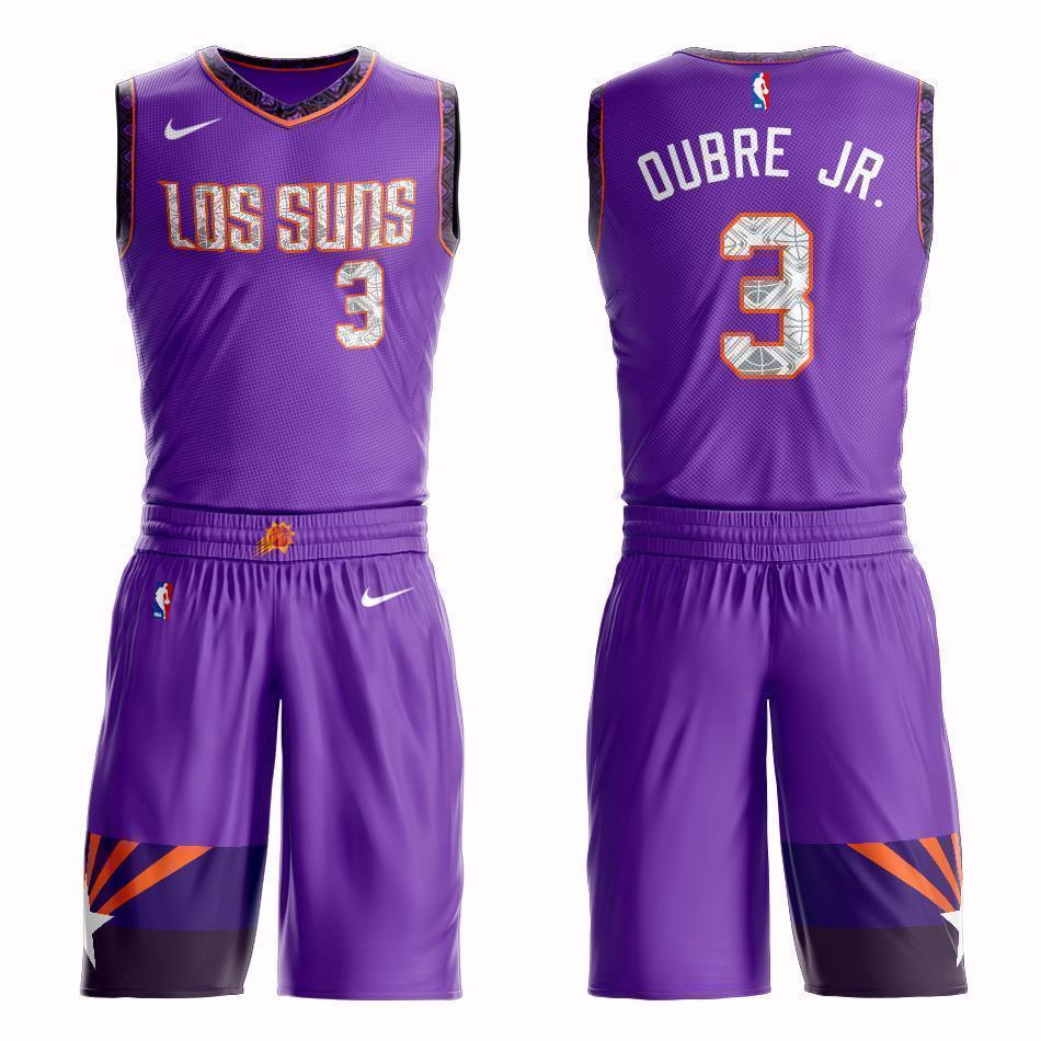 Phoenix Suns #3 Kelly Oubre Jr. City 2019 Jersey and Pant Set