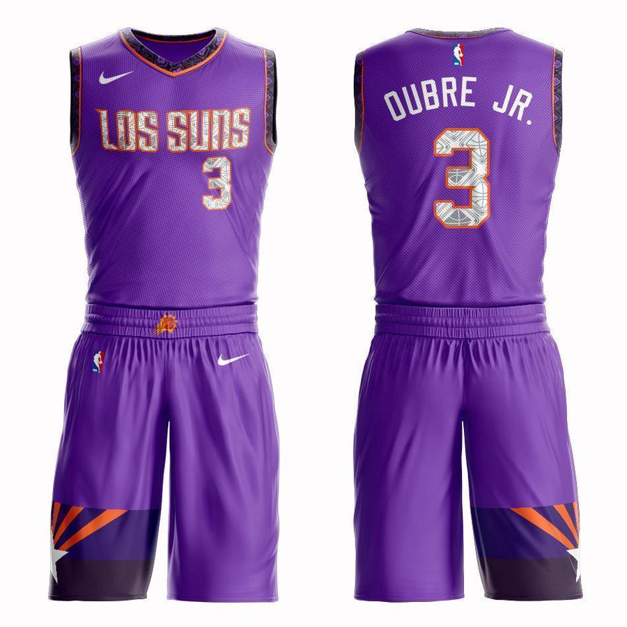 Phoenix Suns #3 Kelly Oubre Jr. City 2019 Jersey and Pant Set