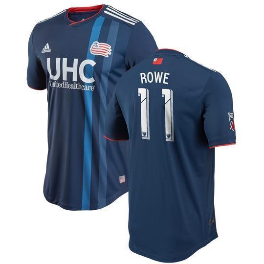 Kelyn Rowe New England Revolution Primary Jersey 2018