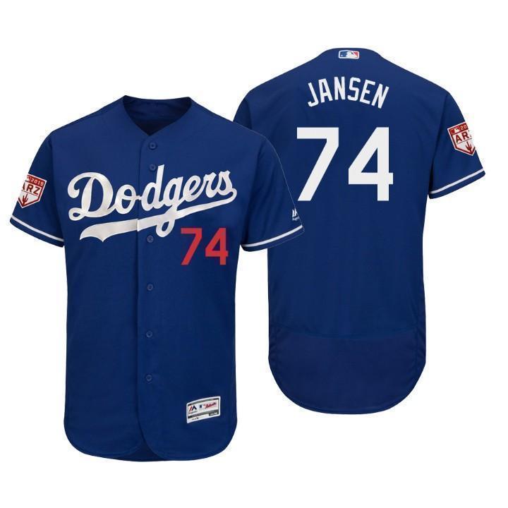 Kenley Jansen Los Angeles Dodgers 2019 Spring Training Baseball Player Jersey