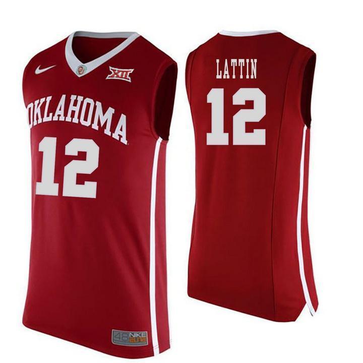 Khadeem Lattin Oklahoma Sooners Basketball Jersey - Red