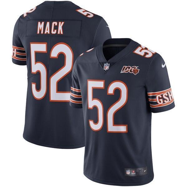Khalil Mack Chicago Bears 100th Season Game Jersey - Navy