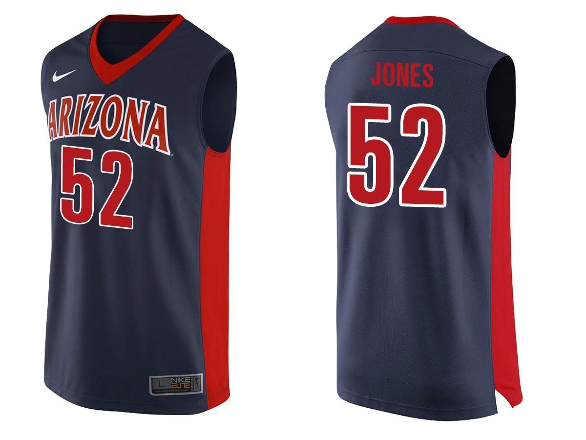 Kory Jones Arizona Wildcats Basketball Jersey - Dark Blue