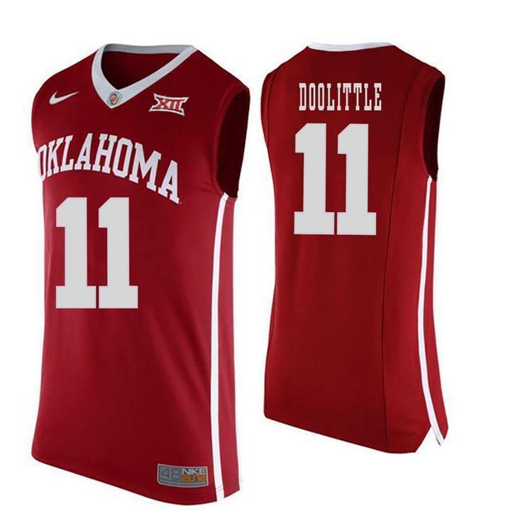 Kristian Doolittle Oklahoma Sooners Basketball Jersey - Red