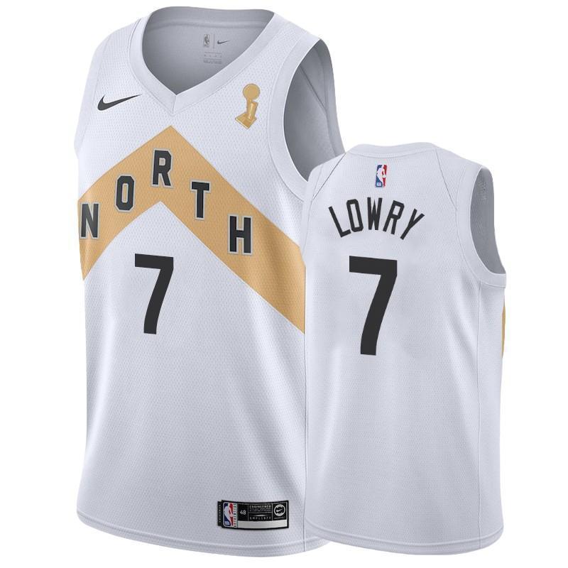 Kyle Lowry Toronto Raptors City 2019 Champion Swingman Jersey - White