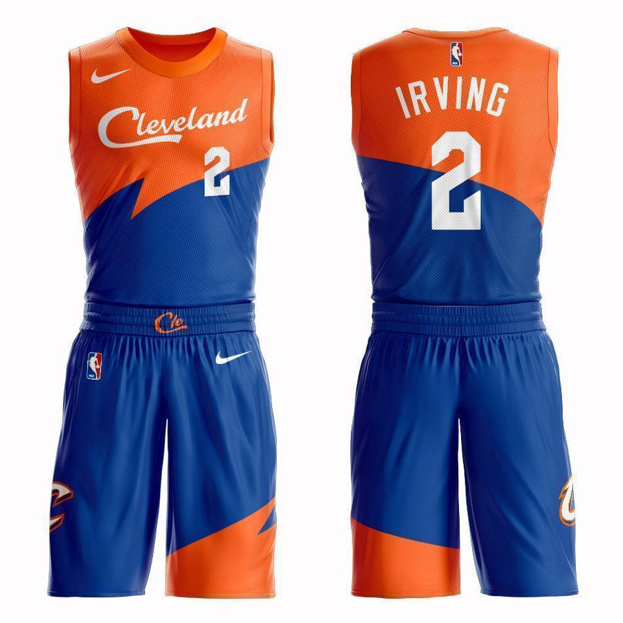 Cleveland Cavaliers #2 Kyrie Irving City 2019 Jersey and Pant Set