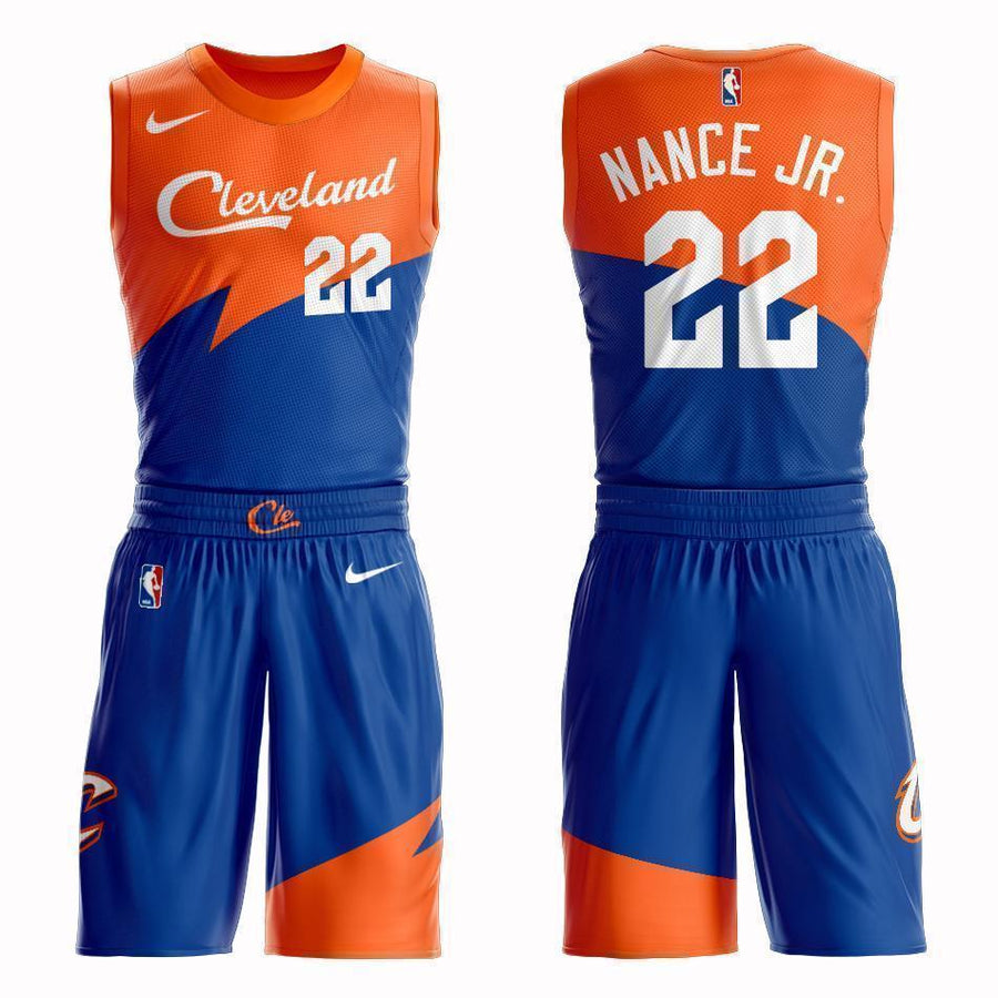 Cleveland Cavaliers #22 Larry Nance Jr. City 2019 Jersey and Pant Set