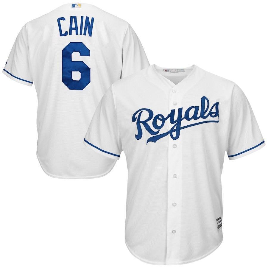 Lorenzo Cain Kansas City Royal Baseball Player Jersey
