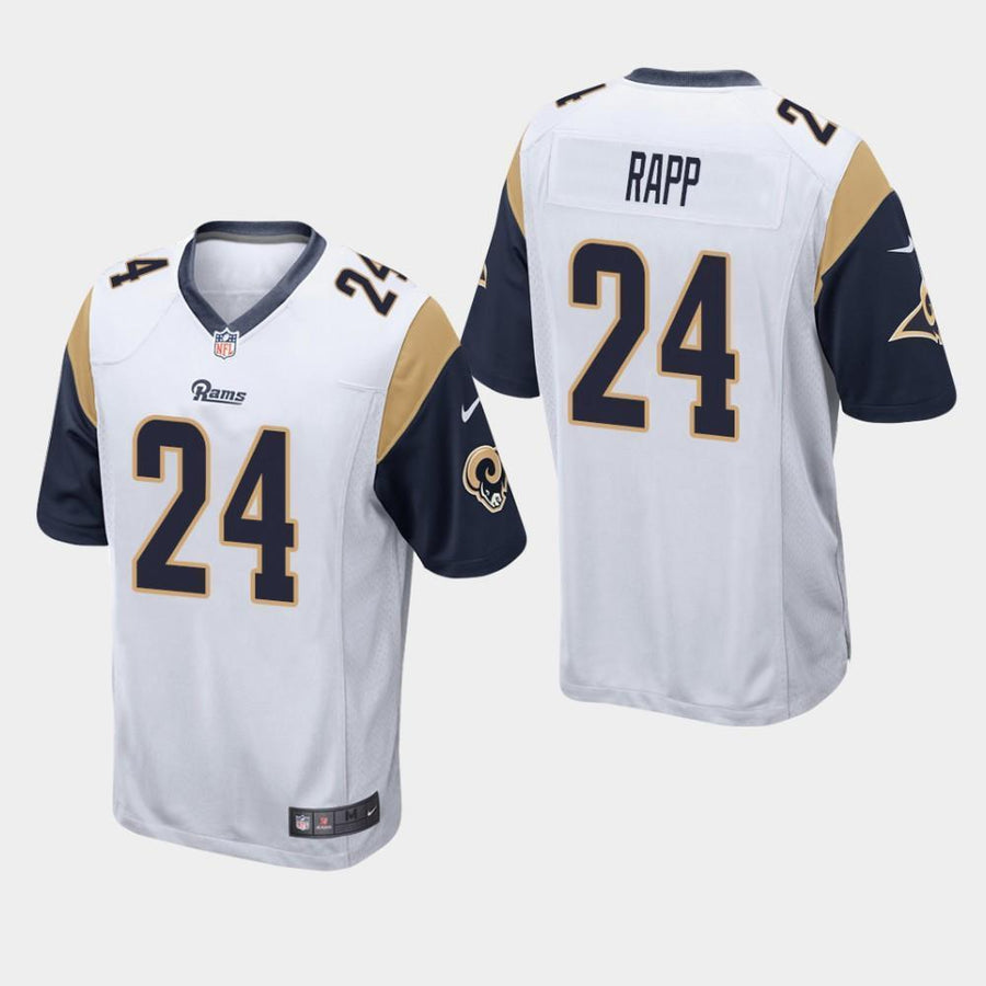 Los Angeles Rams #24 Taylor Rapp 2019 Draft Game Jersey - White