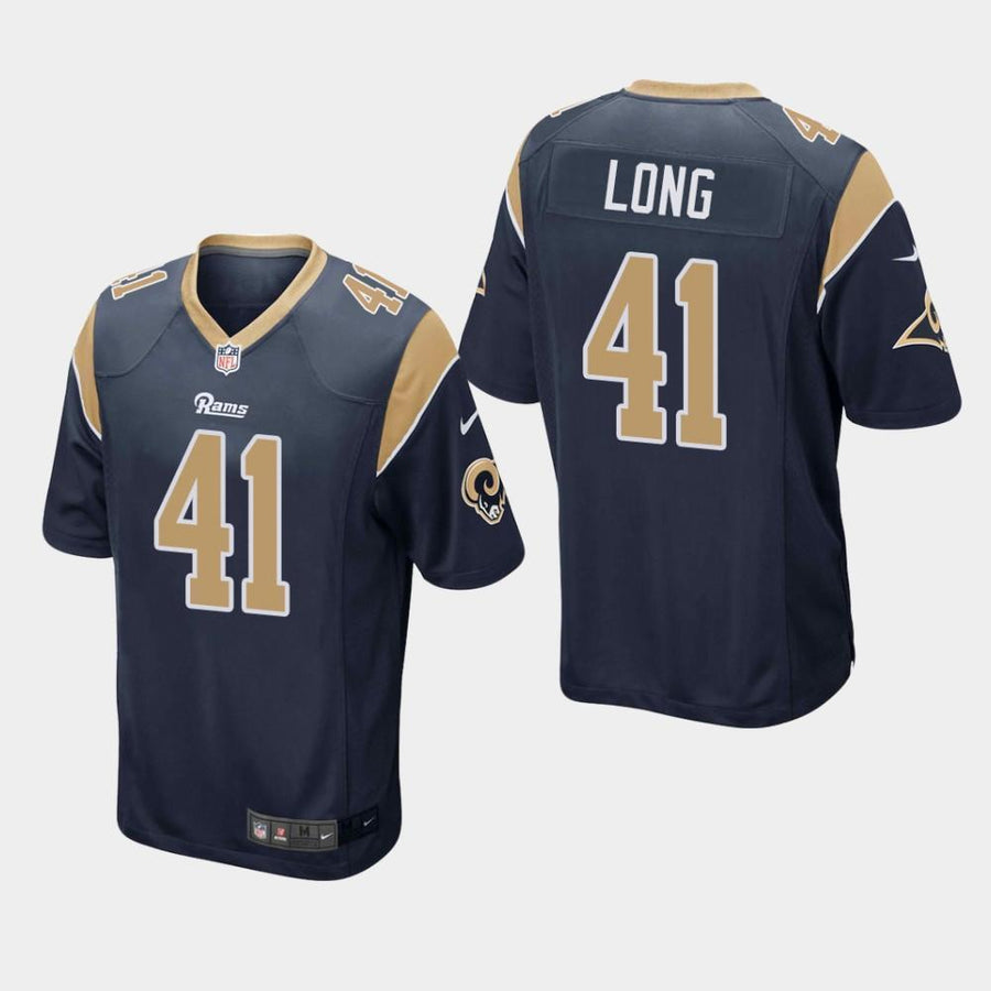Los Angeles Rams #41 David Long 2019 Draft Game Jersey - Navy