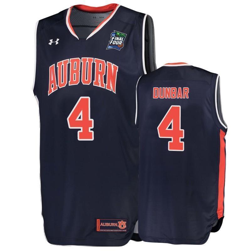 Malik Dunbar Auburn Tigers 2019 Final Four Basketball Jersey - Navy