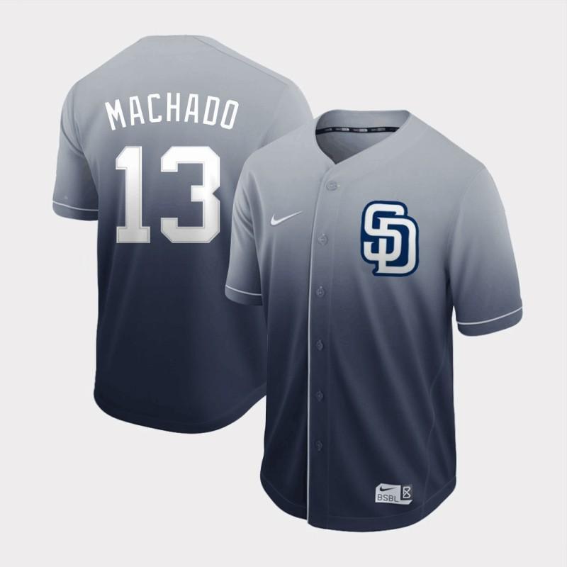 Manny Machado Padres 2019 New Arrivals Baseball Player Fade Jersey