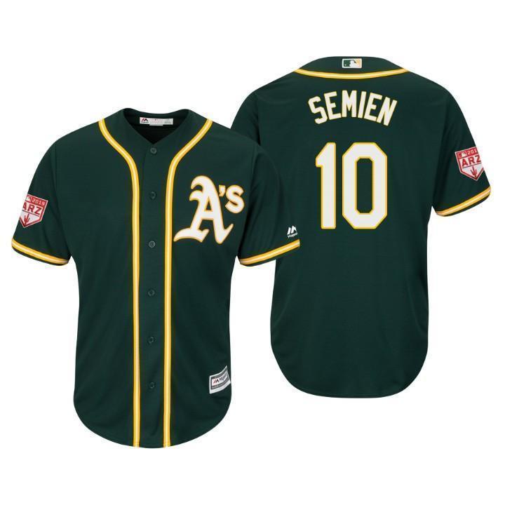 Marcus Semien Oakland Athletics 2019 Spring Training Baseball Player Jersey