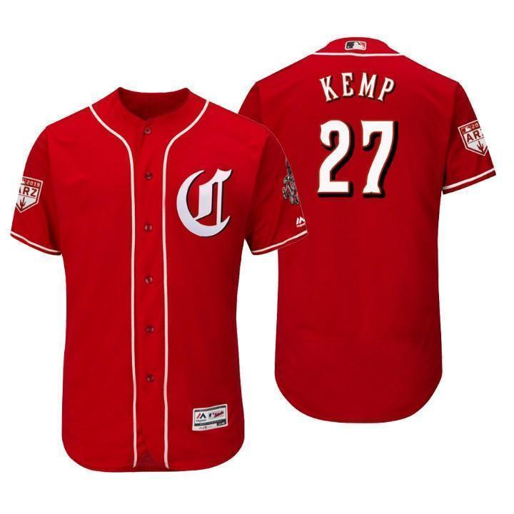 Matt Kemp Cincinnati Reds 2019 Spring Training Baseball Player Jersey