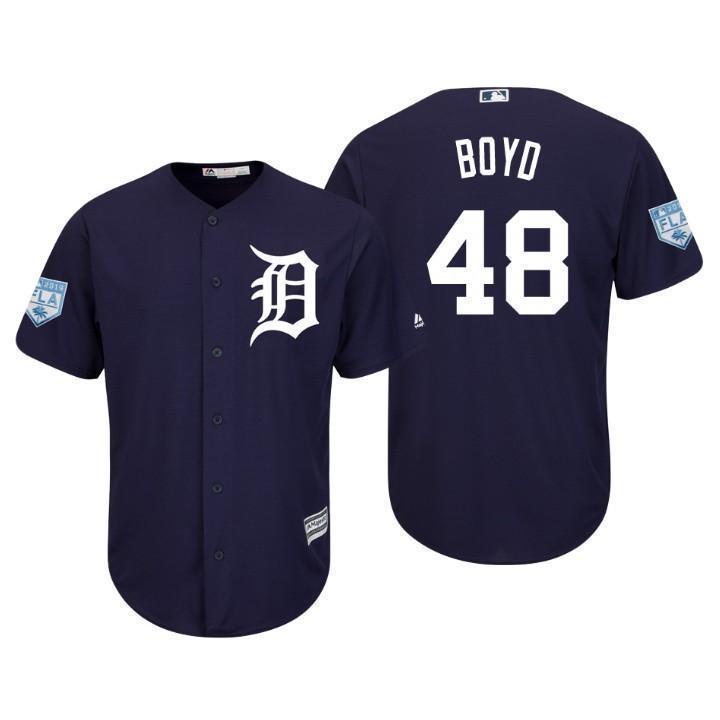 Matthew Boyd Detroit Tigers 2019 Spring Training Baseball Player Jersey