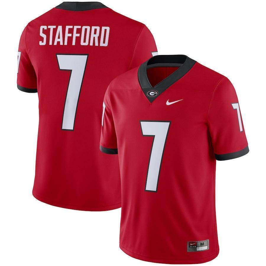 Matthew Stafford Georgia Bulldogs Football Jersey Red