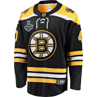 Men s Boston Bruins Tuukka Rask Fanatics Branded Black Home 2019 Stanley Cup Final Bound Breakaway Player Jersey Black Yellow