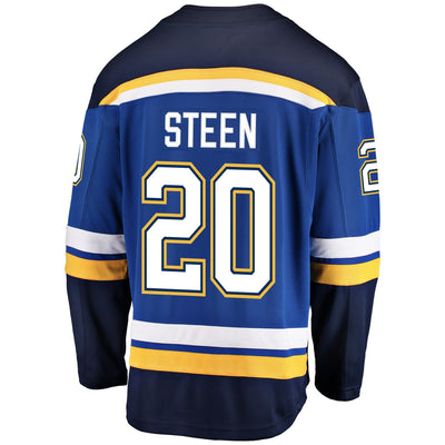 Men s St Louis Blues Alexander Steen Fanatics Branded Royal Breakaway Player Jersey