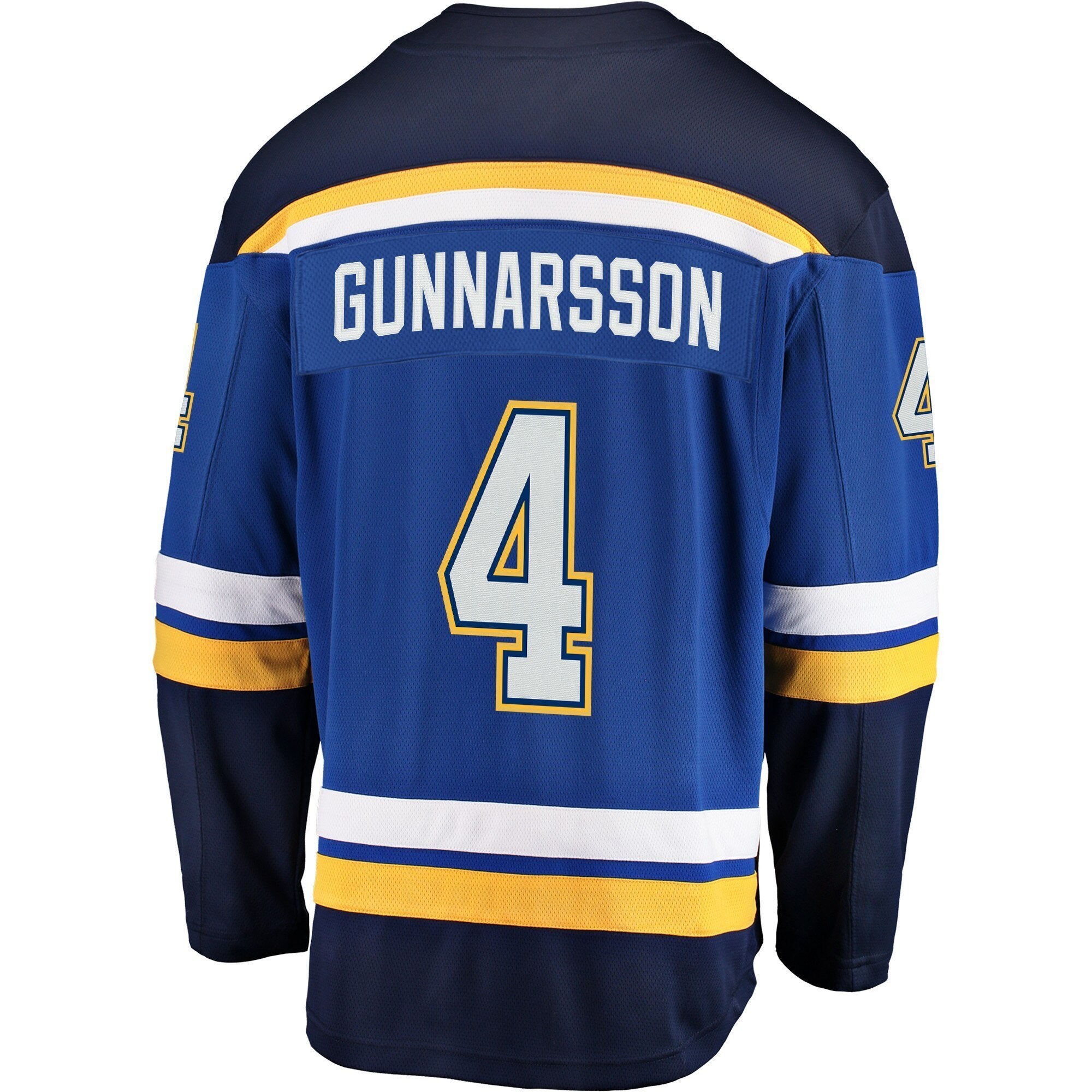 Men s St Louis Blues Carl Gunnarsson Fanatics Branded Blue Breakaway Player Jersey