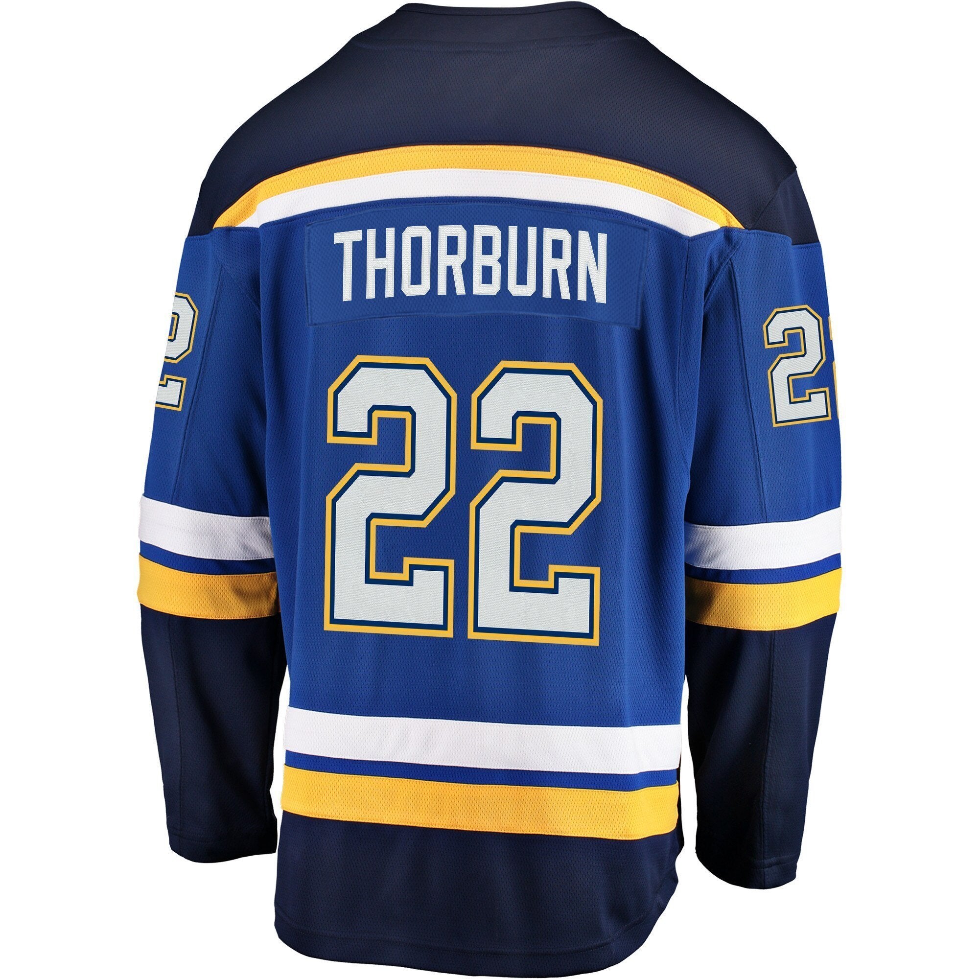 Men s St Louis Blues Chris Thorburn Fanatics Branded Blue Breakaway Player Jersey