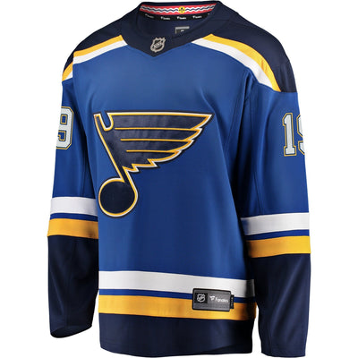 Men s St Louis Blues Jay Bouwmeester Fanatics Branded Blue Breakaway Player Jersey