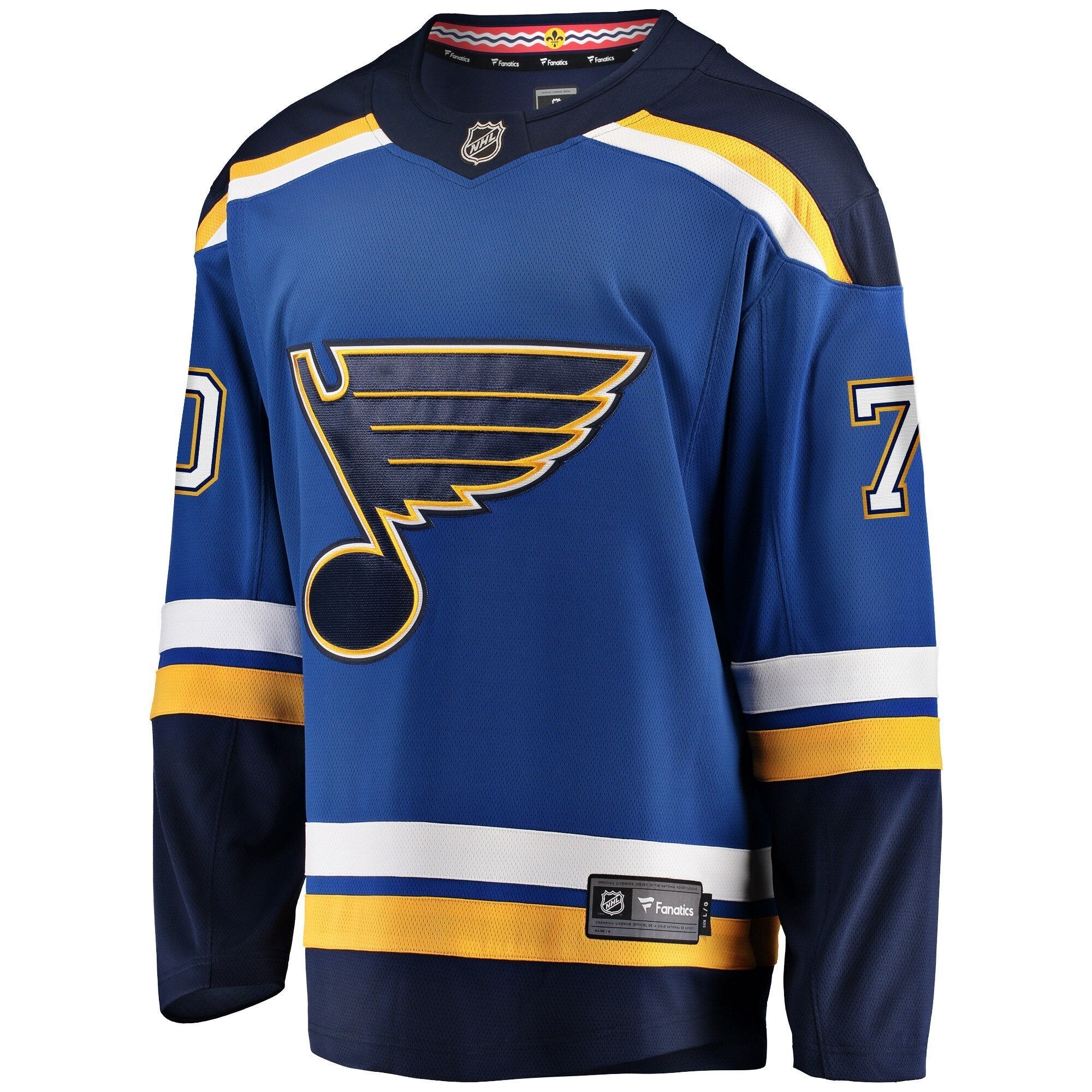 Men s St Louis Blues Oskar Sundqvist Fanatics Branded Blue Home Breakaway Player Jersey