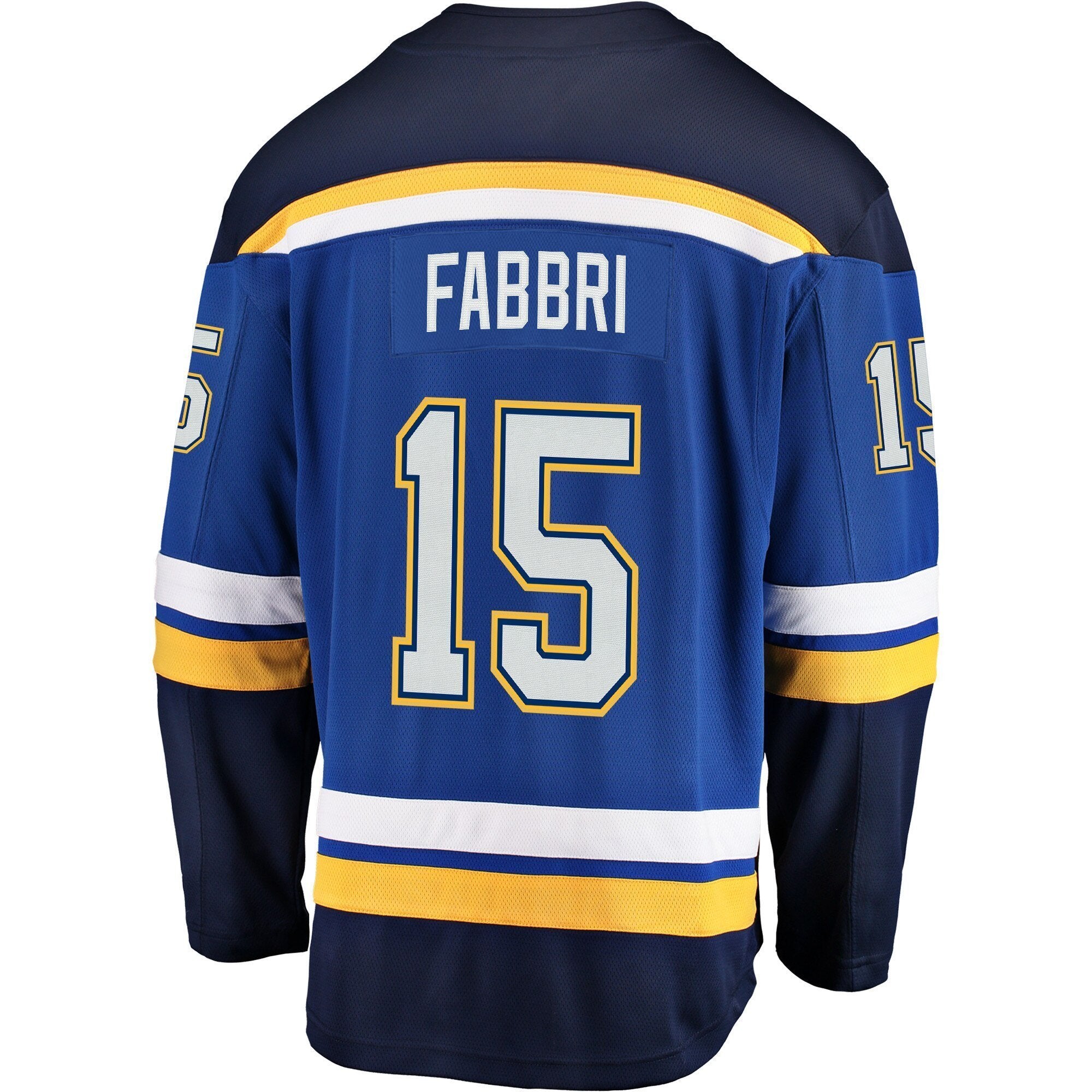 Men s St Louis Blues Robby Fabbri Fanatics Branded Blue Breakaway Player Jersey