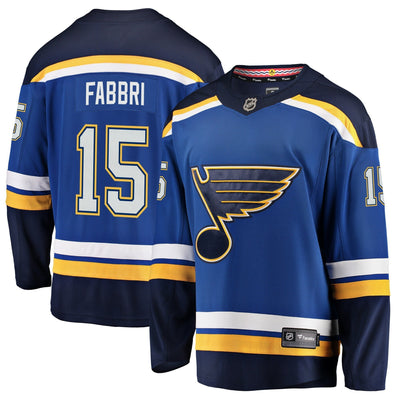 Men s St Louis Blues Robby Fabbri Fanatics Branded Blue Breakaway Player Jersey