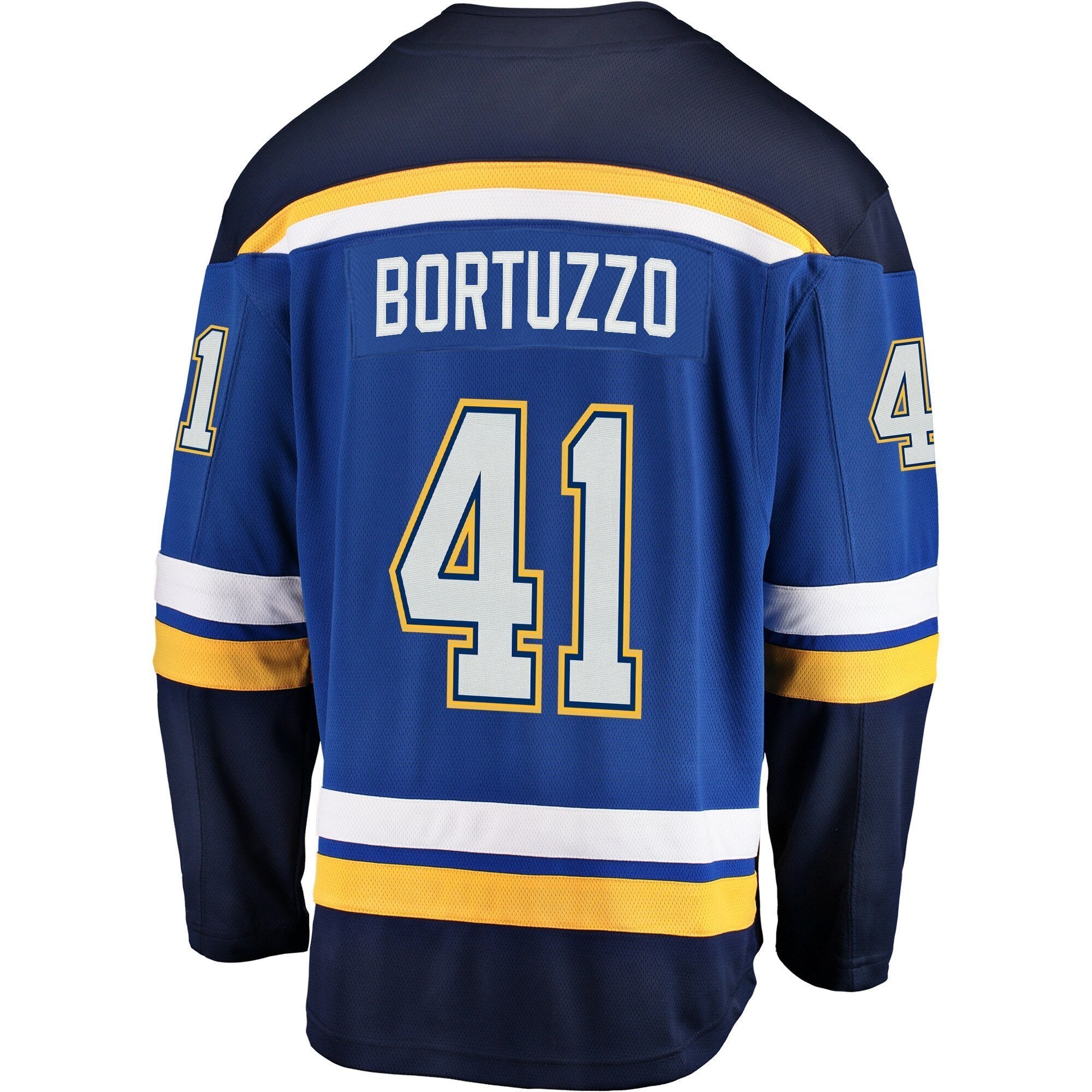 Men s St Louis Blues Robert Bortuzzo Fanatics Branded Blue Breakaway Player Jersey