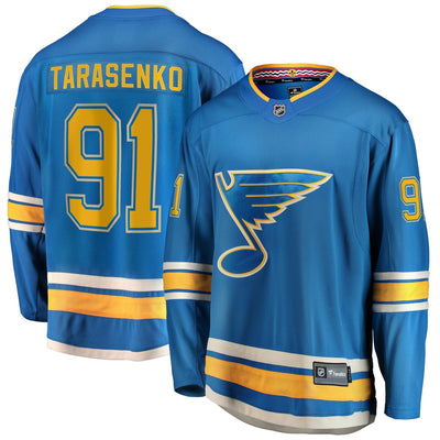 Men s St Louis Blues Vladimir Tarasenko Fanatics Branded Blue Alternate Breakaway Player Jersey