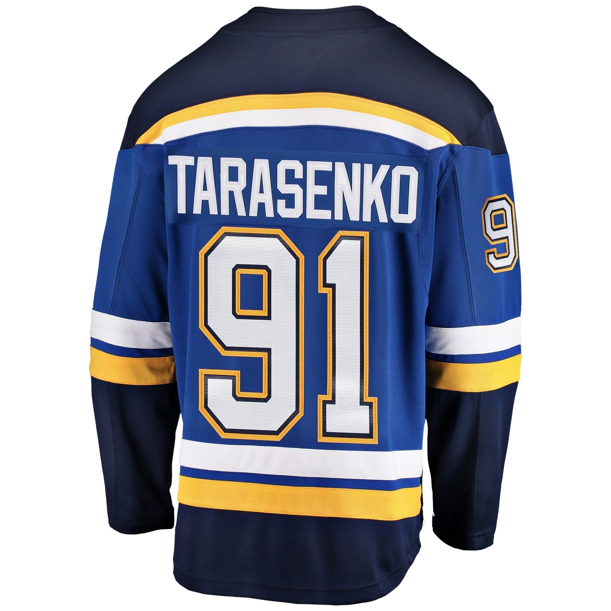 Men s St Louis Blues Vladimir Tarasenko Fanatics Branded Blue Home 2019 Stanley Cup Final Bound Breakaway Player Jersey