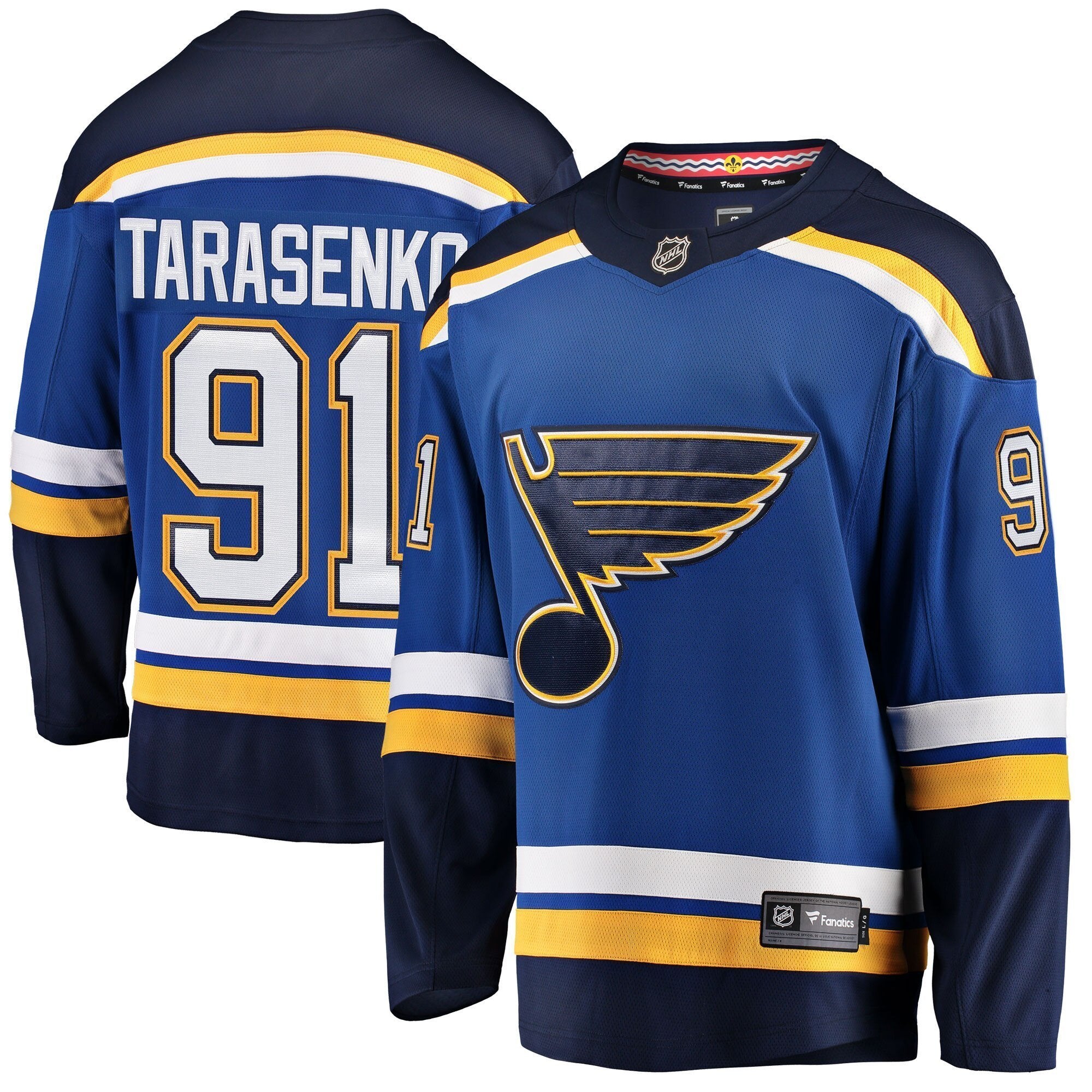 Men s St Louis Blues Vladimir Tarasenko Fanatics Branded Royal Breakaway Player Jersey