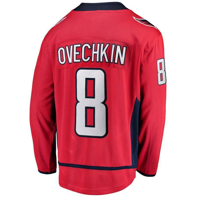 Men s Washington Capitals Alexander Ovechkin Red 2018 Stanley Cup Champions Home Breakaway Player Jersey Red