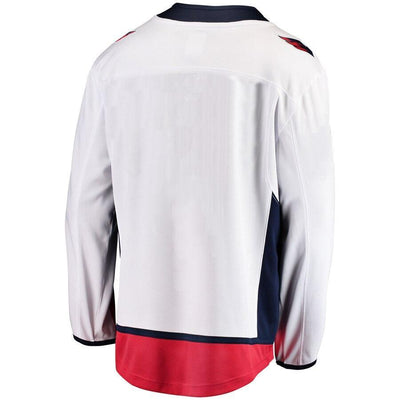 Men s Washington Capitals White 2018 Stanley Cup Champions Away Breakaway Jersey White