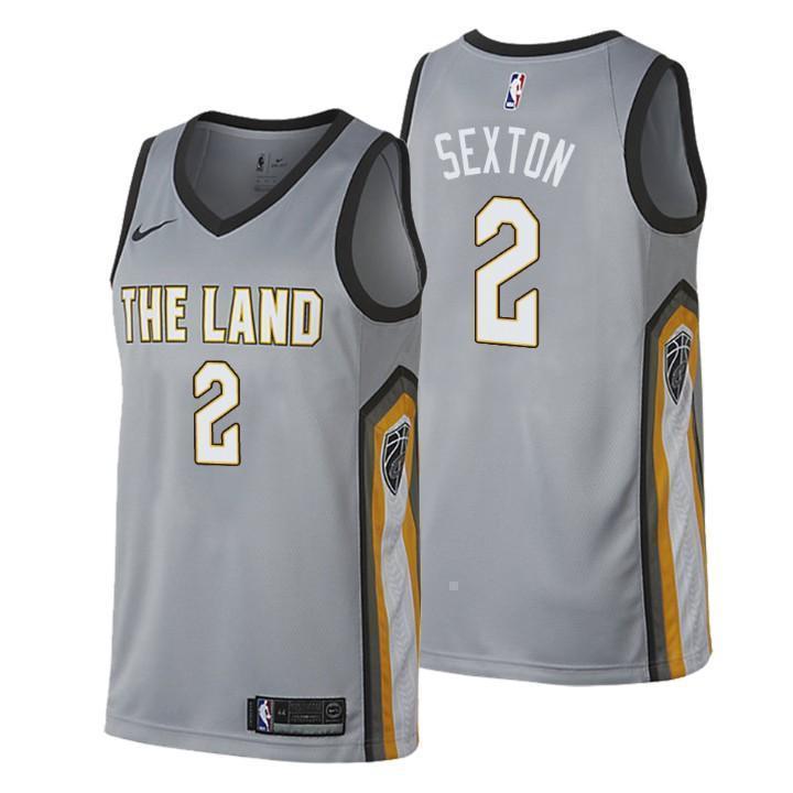 Cleveland Cavaliers Collin Sexton City Edition Gray Swingman Jersey