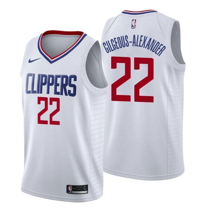Los Angeles Clippers #22 Shai Gilgeous-Alexander Association White Swingman Jersey