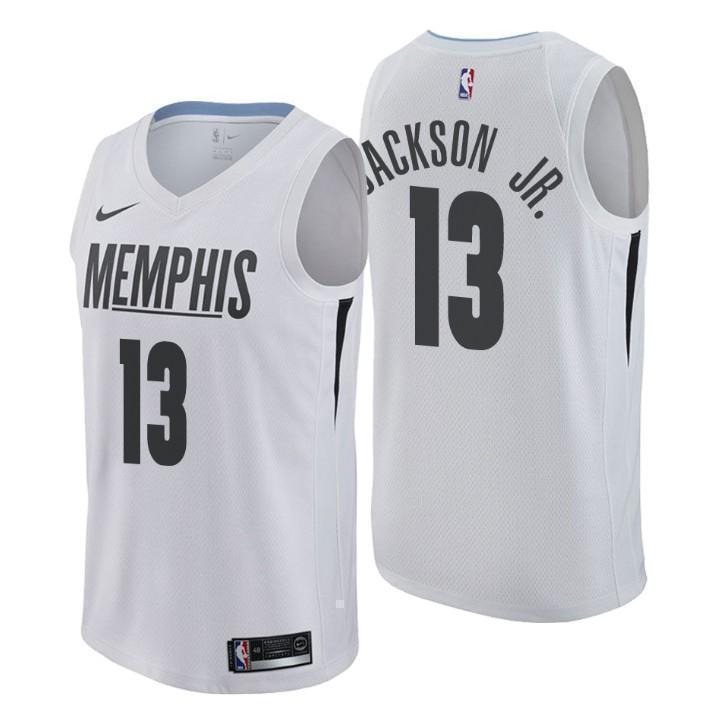 Memphis Grizzlies #13 Jaren Jackson Jr. City Edition White Swingman Jersey