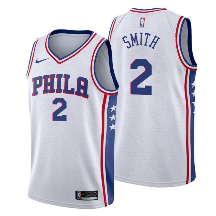 Philadelphia 76ers #2 Zhaire Smith Association White Swingman Jersey