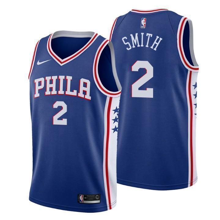 Philadelphia 76ers #2 Zhaire Smith Icon Edition Blue Swingman Jersey