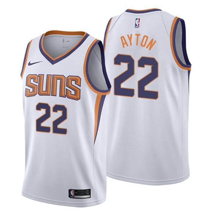 Phoenix Suns #22 DeAndre Ayton Association White Swingman Jersey