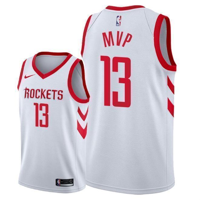 Houston Rockets #13 James Harden Association Swingman Jersey - White